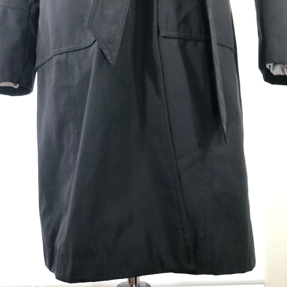 Calvin Klein XS trench rain coat in black - Picture 4 of 9